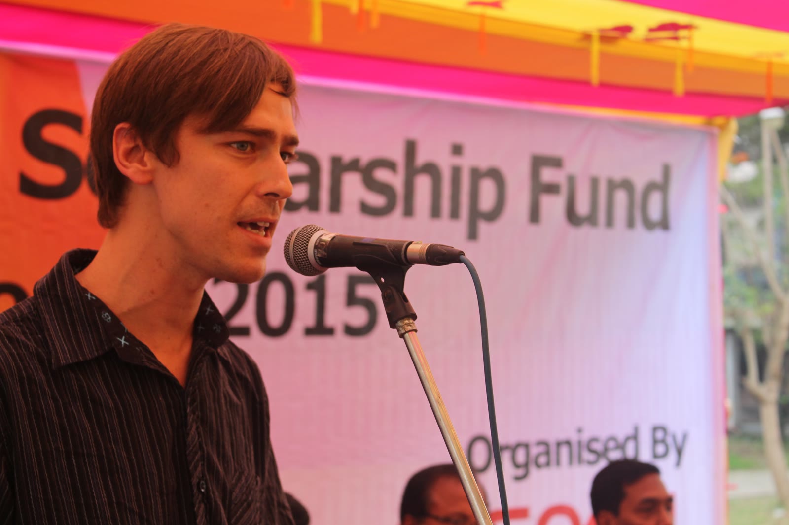 Brent speaking at the Sokal Scholarship Fund