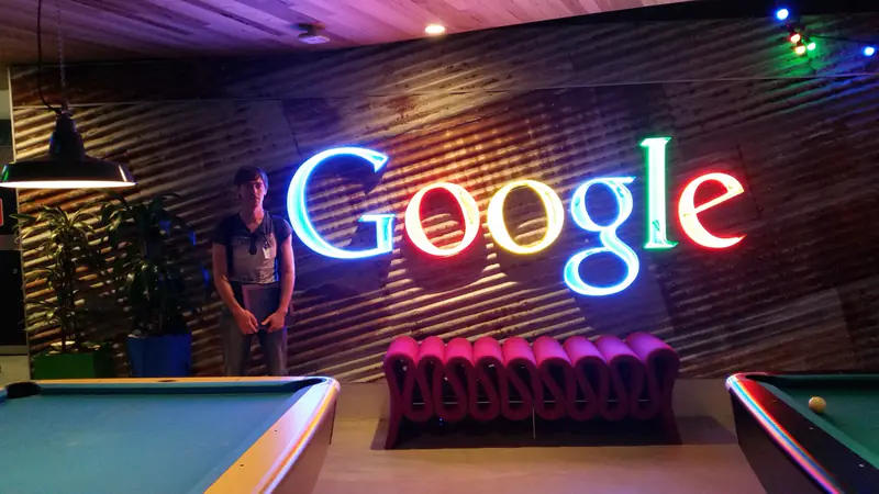 Brent Manning at Google headquarters